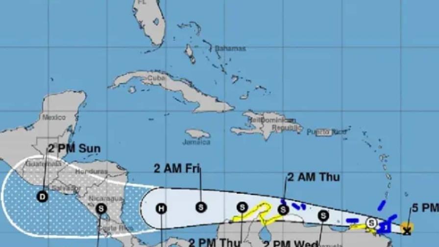 Potencial ciclón transitará muy al sur de República Dominicana