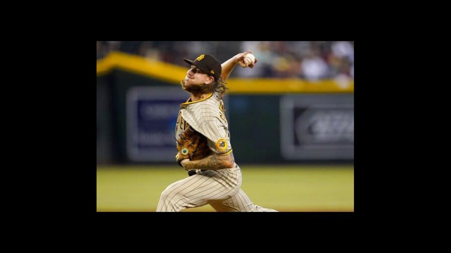 Clevinger domina a los Diamondbacks en triunfo de Padres
