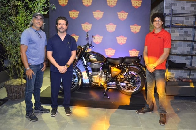 Plácido Vargas, Virgilio Valerio y Carlos Mejía.