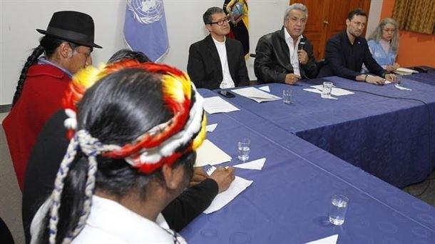 Ecuador: Diálogo de gobierno con indígenas con pocos avances