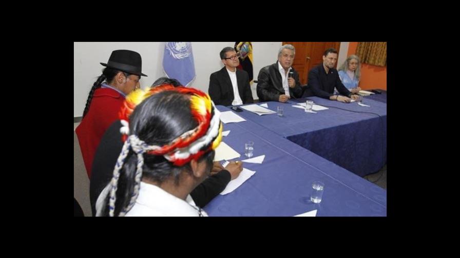 Ecuador: Diálogo de gobierno con indígenas con pocos avances Ecuador: Diálogo de gobierno con indígenas con pocos avances