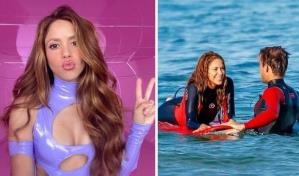Captan a Shakira con un surfista, y las fotos se viralizan en redes sociales