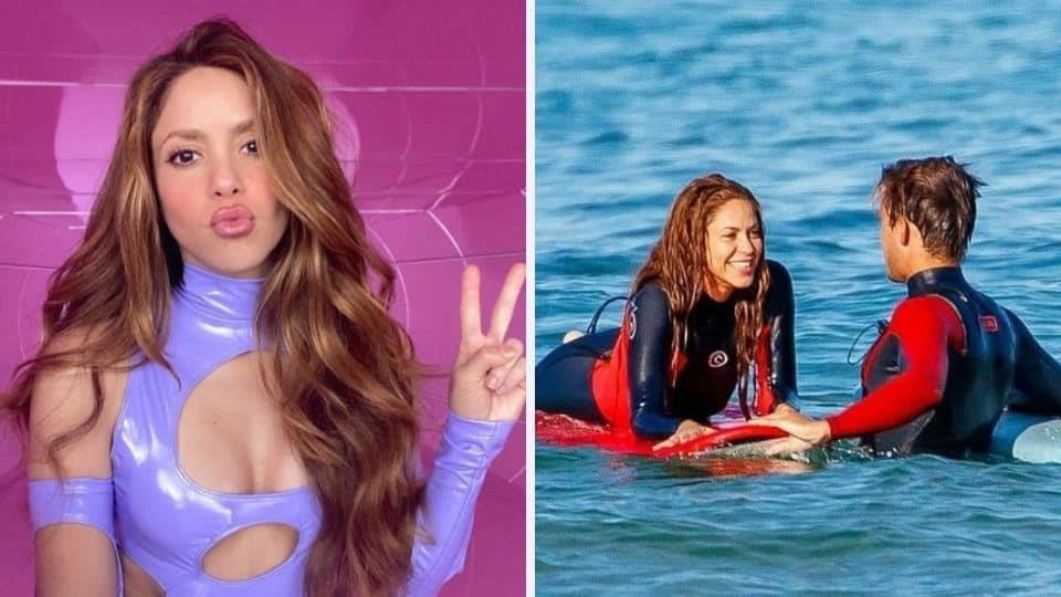 Captan a Shakira con un surfista, y las fotos se viralizan en redes sociales