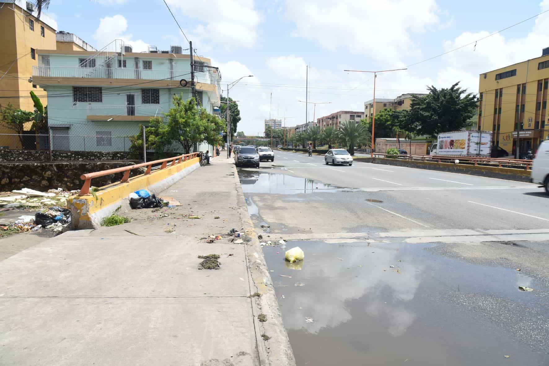 Estta parte del expreso Quinto Centenario se inunda cada vez que llueve&nbsp;