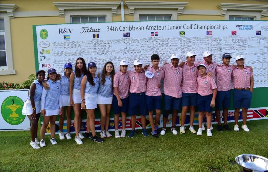 Dominicana fue subcampeón del Caribbean Amateur Junior Golf Championship
