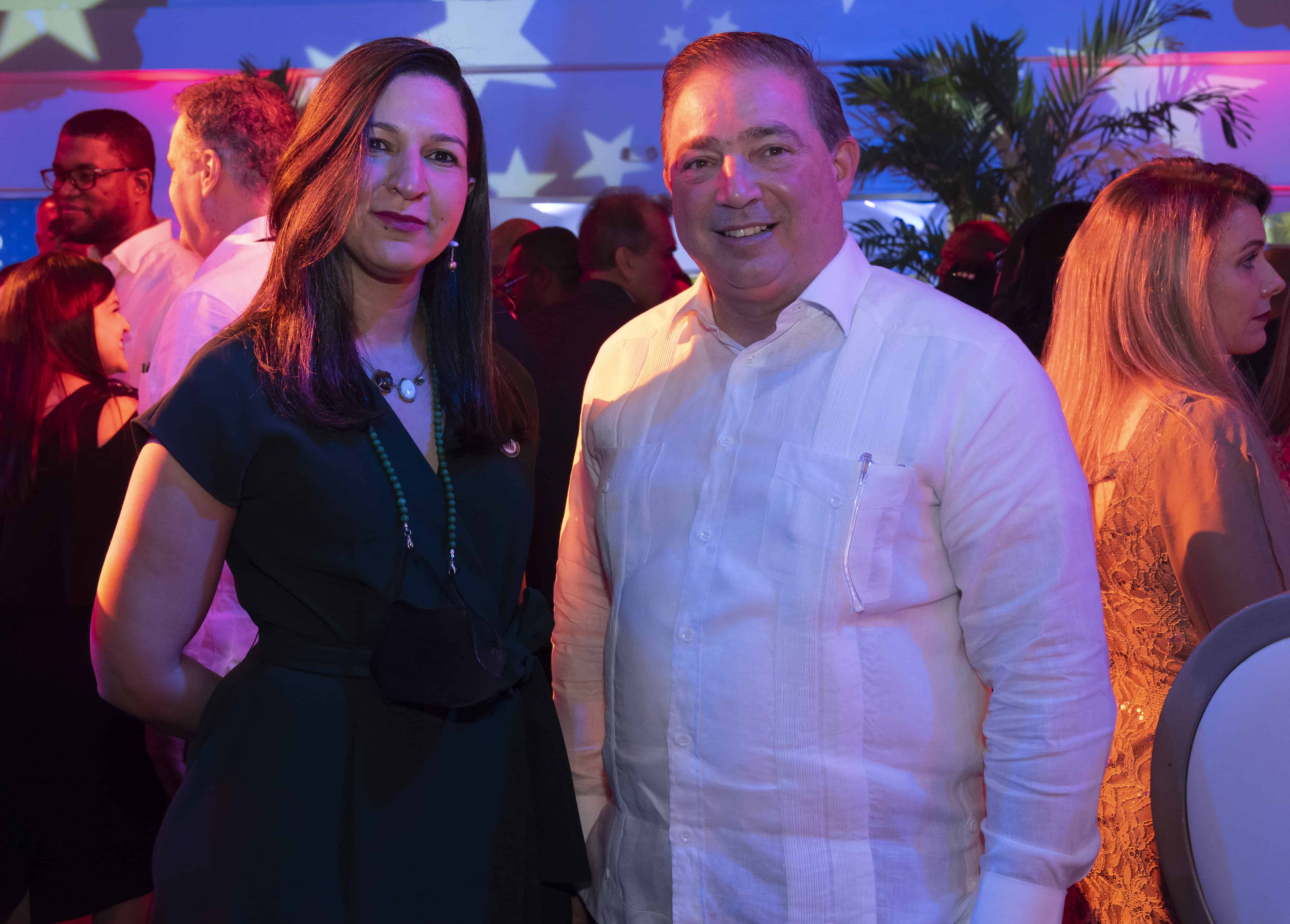 Noelia Rivera y Hector Porcella.