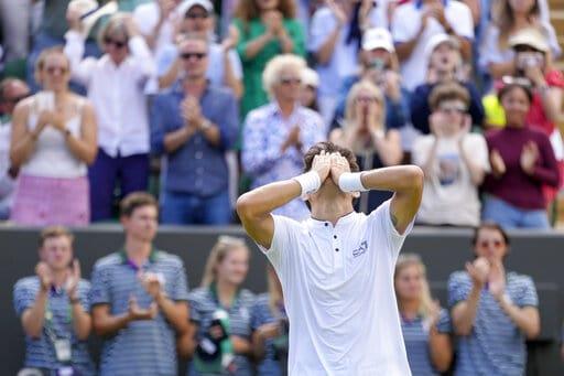 Garín, 1er chileno en cuartos de Wimbledon desde 2005