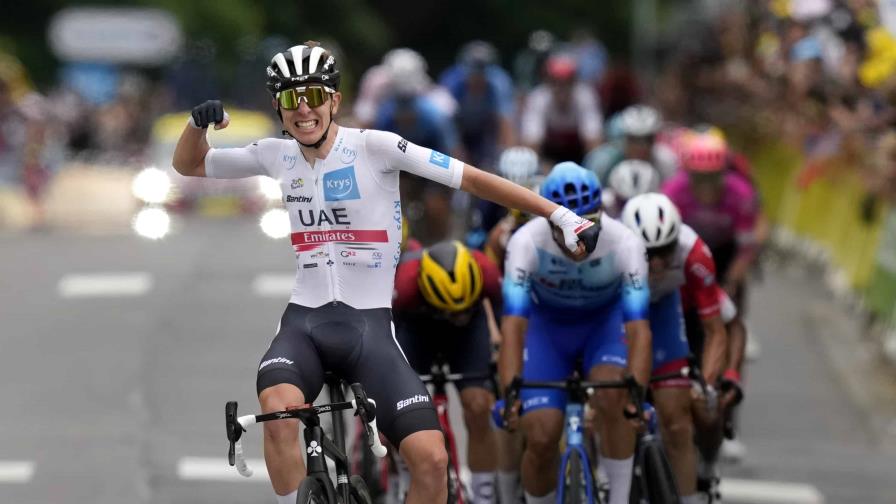 Pogacar se apodera del maillot tras ganar sexta etapa del Tour Pogacar se apodera del maillot tras ganar sexta etapa del Tour