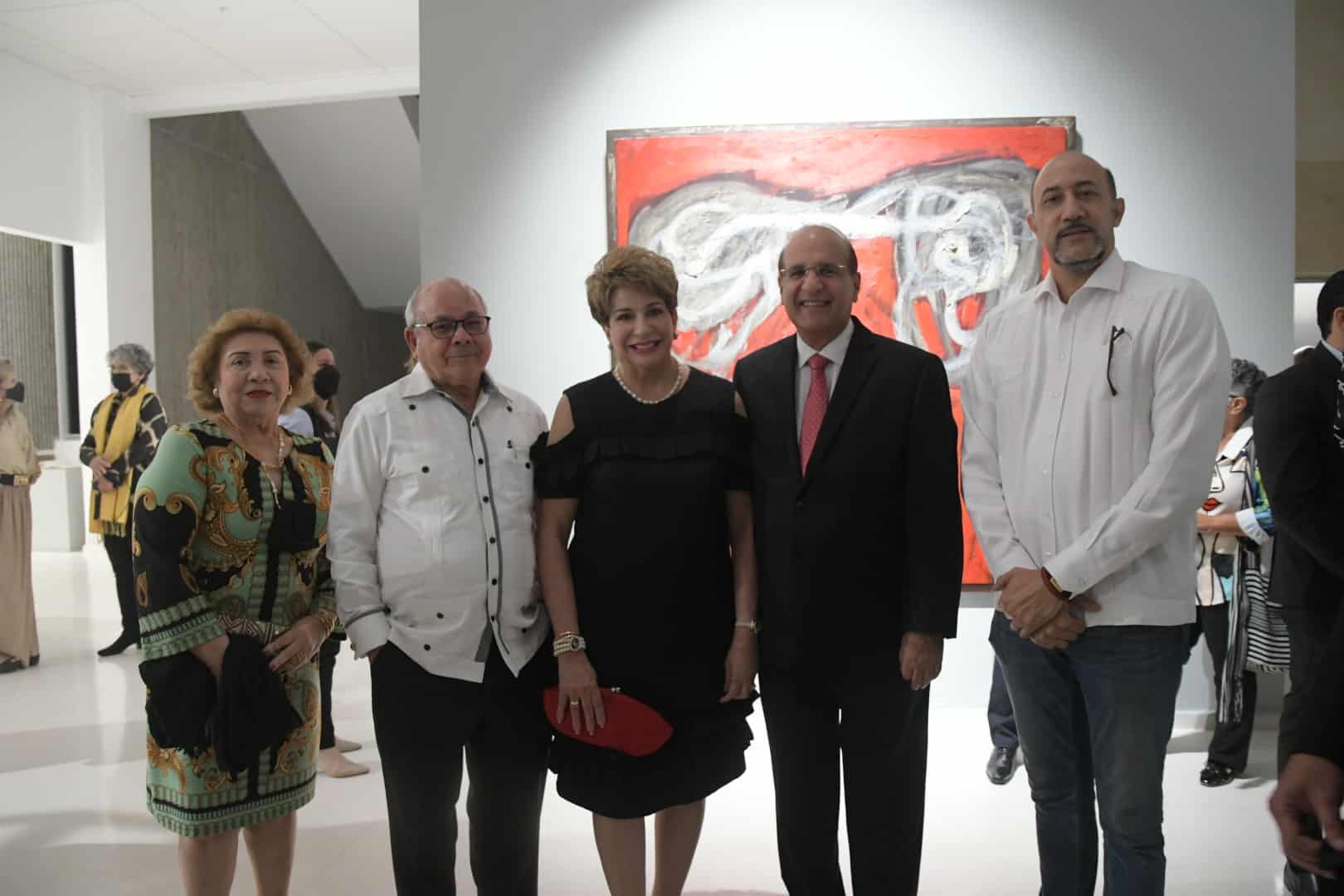 Lidia De Paulino, José Paulino, Belkys de Castaños, Julio César Castaños y José Manuel Antuñano. 