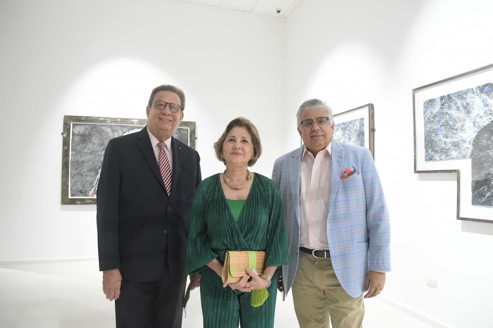 Miguel Fiallo, Germania Pellerano de Fiallo y Juan José Mesa