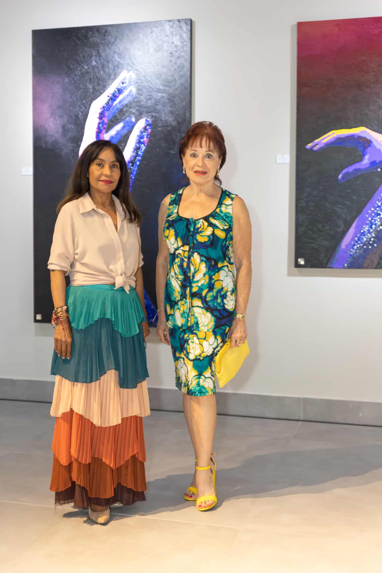 Jeannie Alfonso y Nelly Mota.