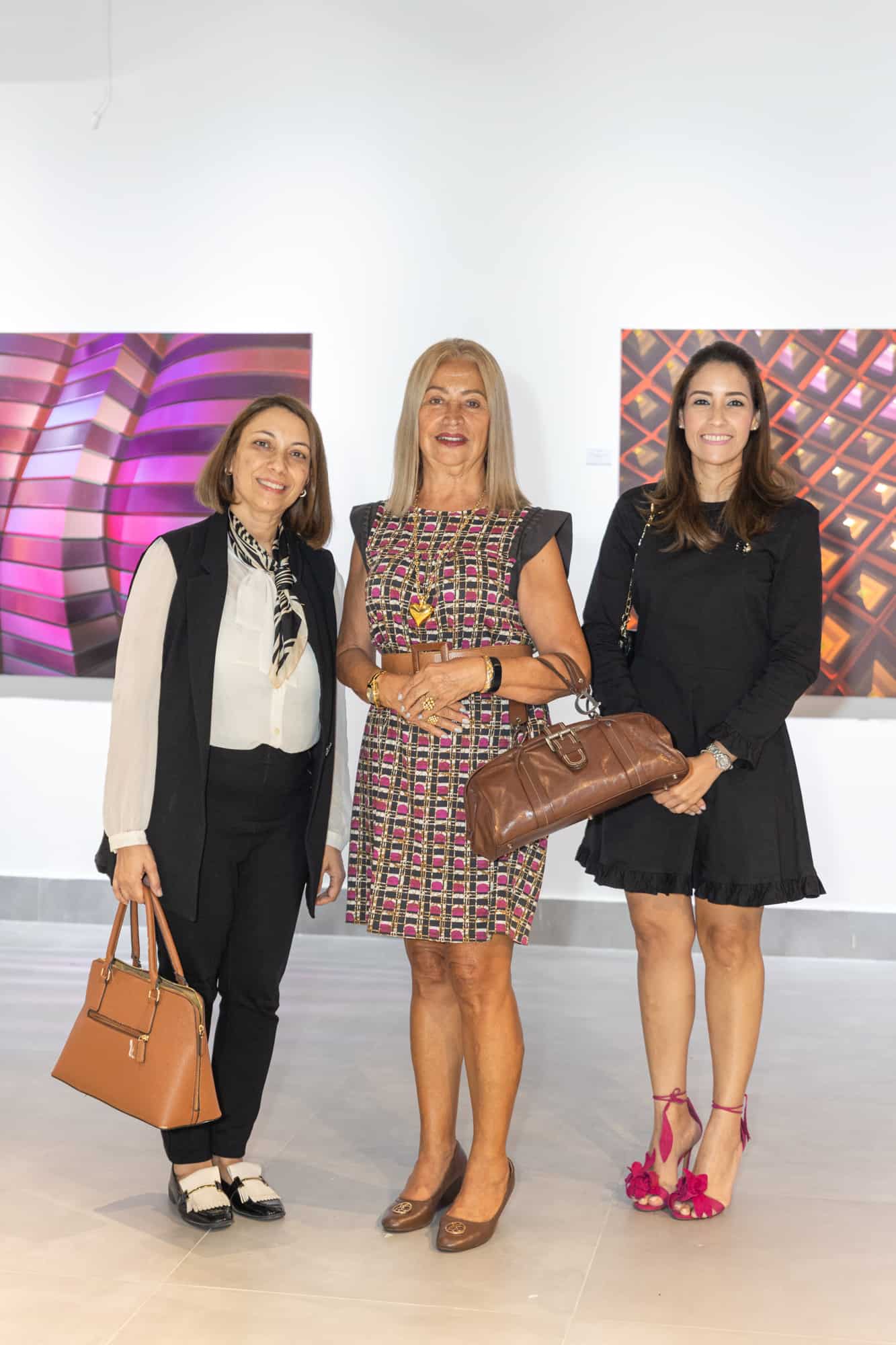 Mar Fernández, Carmen Gallego y Mariel Tavares.