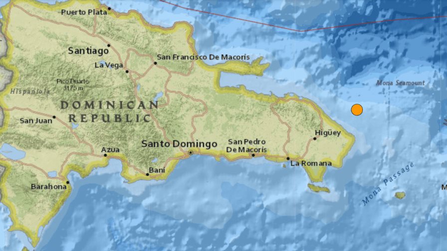 Se registra temblor de tierra próximo a Punta Cana Se registra temblor de tierra próximo a Punta Cana