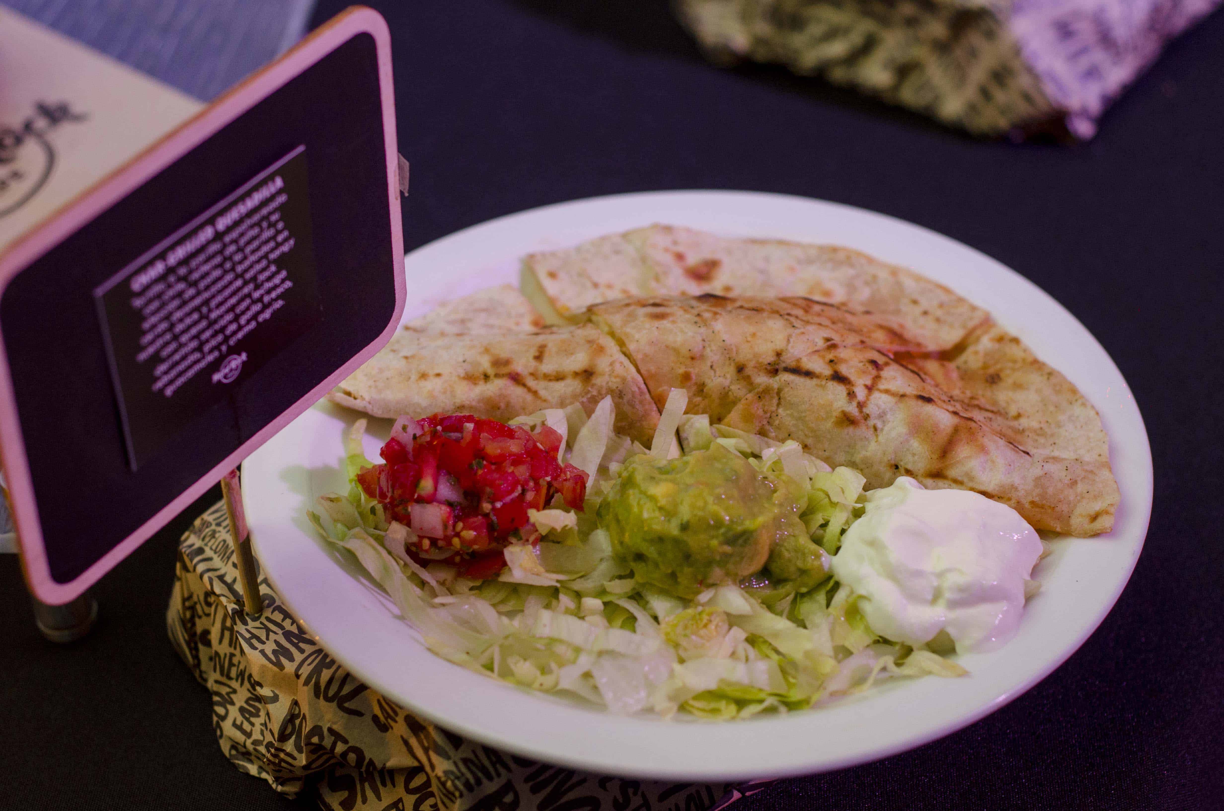 Char-grilled Quesadilla.