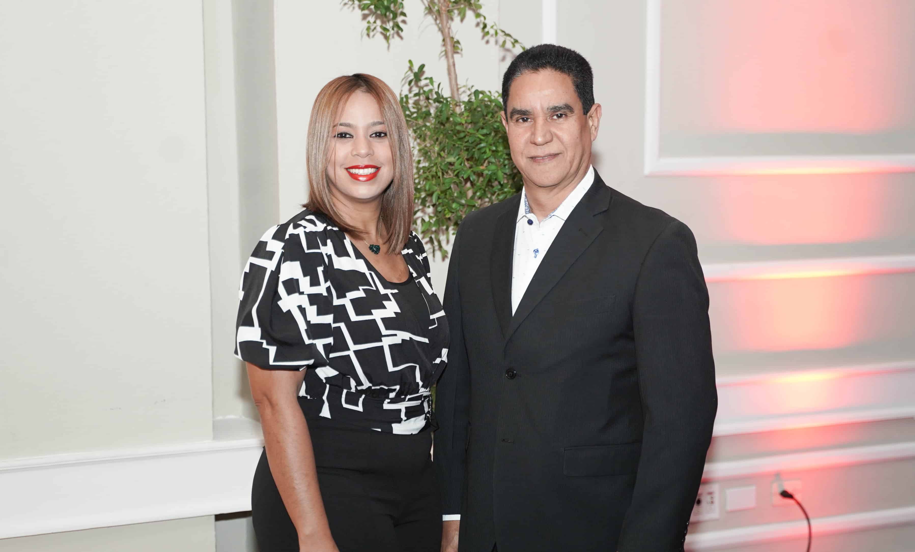 Kathy Astacio y Angel Alberto Then.