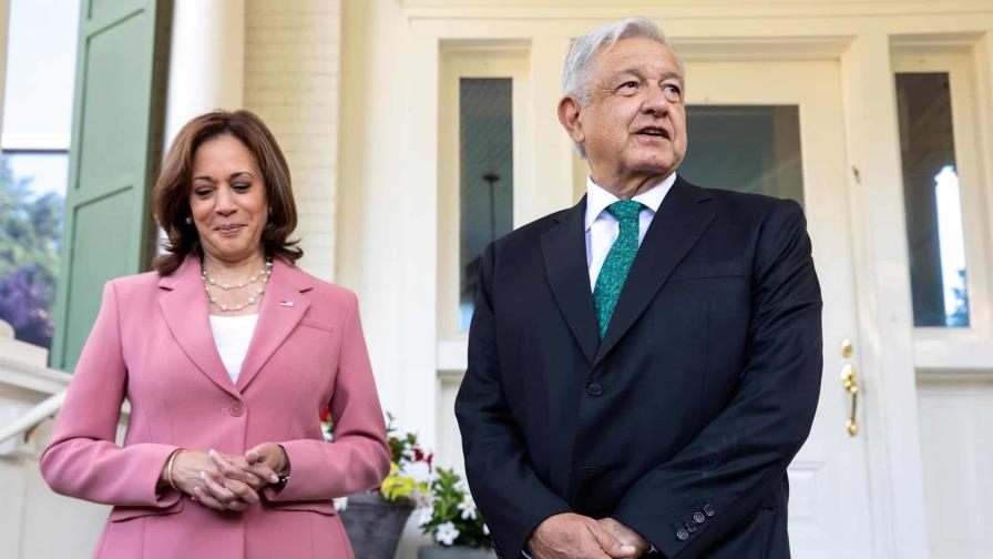 López Obrador desayuna con Kamala Harris, a quien llama su “amiga” López Obrador desayuna con Kamala Harris, a quien llama su “amiga”
