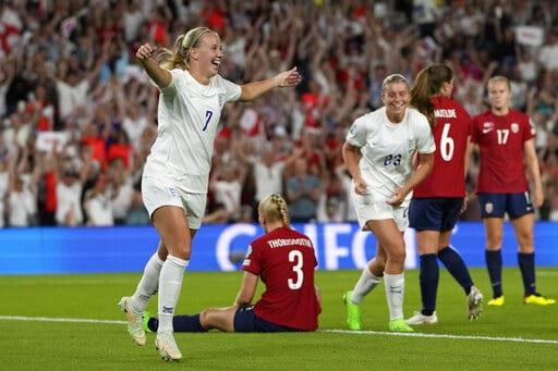 Inglaterra golea a Noruega y avanza a cuartos en la Euro