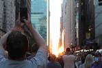 El Manhattanhenge, la puesta de sol más famosa de Nueva York El Manhattanhenge, la puesta de sol más famosa de Nueva York