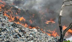 Reportan otro fuego en el vertedero de Moca