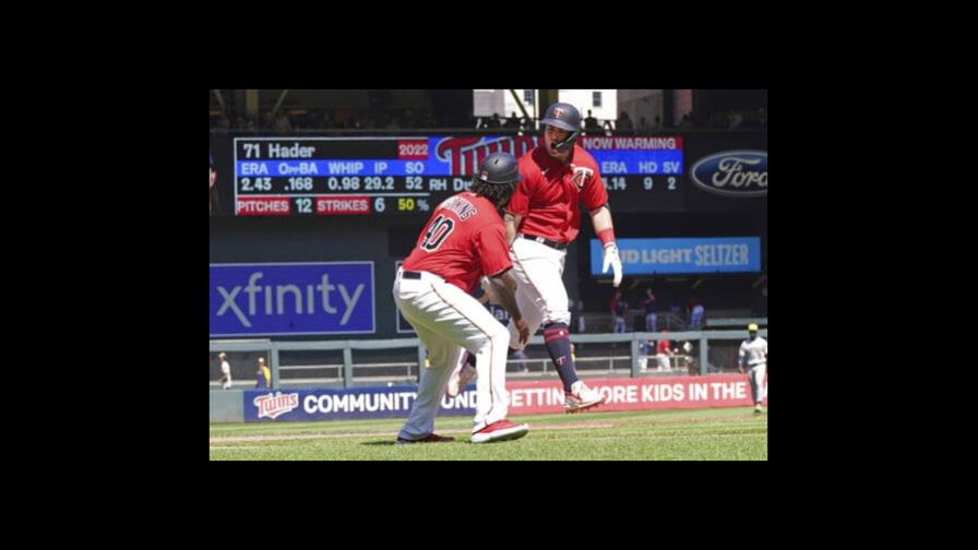 Jonrón de Miranda da victoria a Mellizos sobre Cerveceros