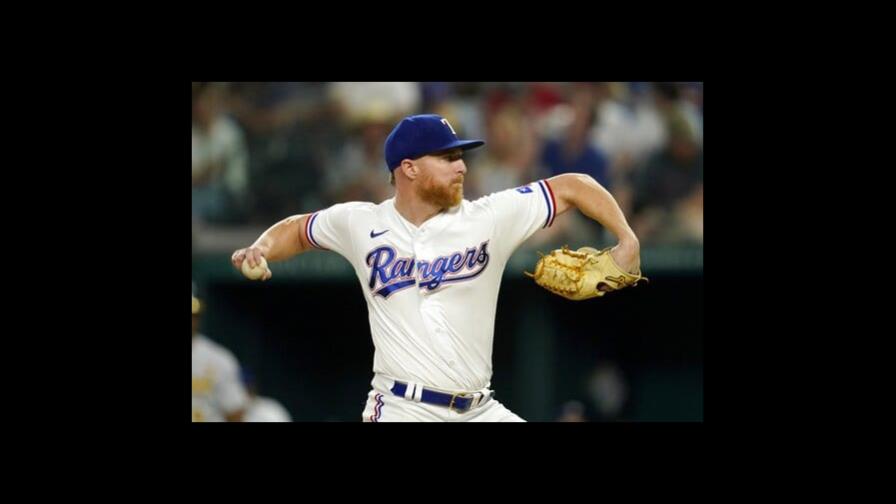 Sólida pelota de Jon Gray lleva a Rangers a triunfo sobre Atléticos Sólida pelota de Jon Gray lleva a Rangers a triunfo sobre Atléticos