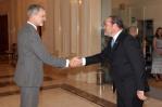 Rey Felipe VI de España recibe en audiencia al representante de la Cámara Oficial de Comercio de España en RD Rey Felipe VI de España recibe en audiencia al representante de la Cámara Oficial de Comercio de España en RD