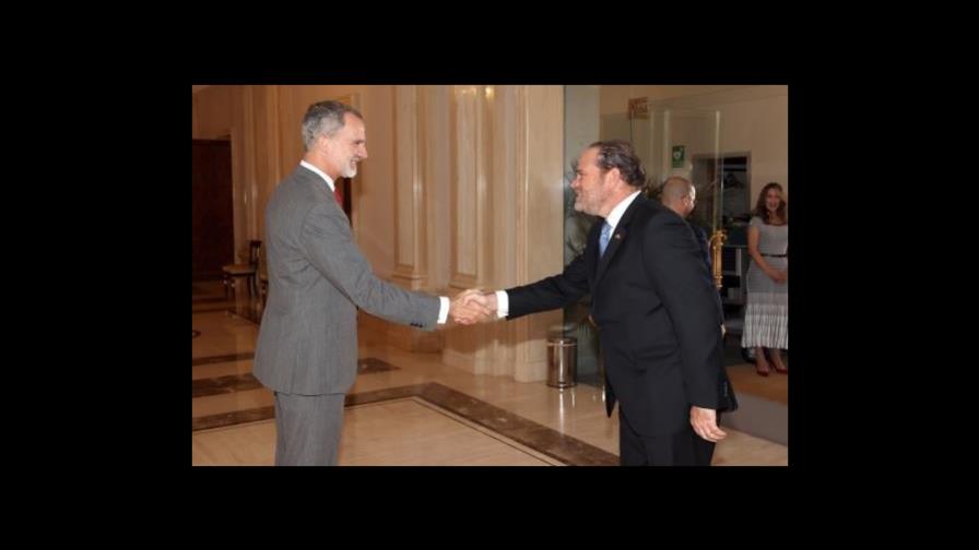 Rey Felipe VI de España recibe en audiencia al representante de la Cámara Oficial de Comercio de España en RD