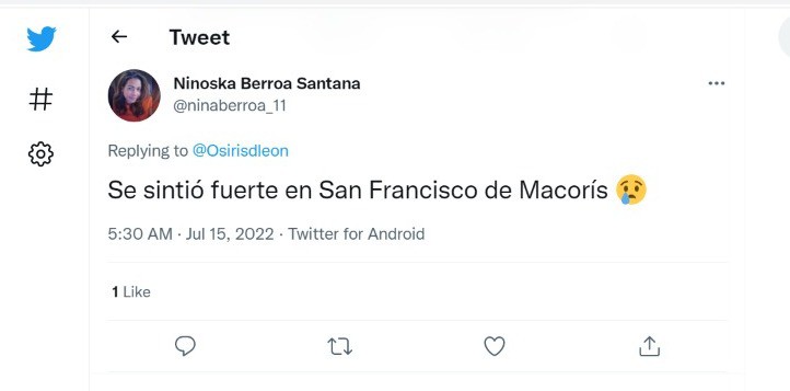 Ciudadanos reportaron haber sentido el sismo.