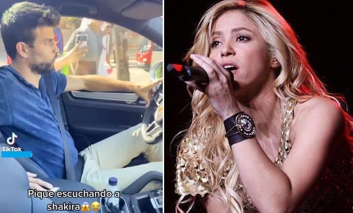 Captan a Gerard Piqué escuchando el tema “Inevitable” de Shakira