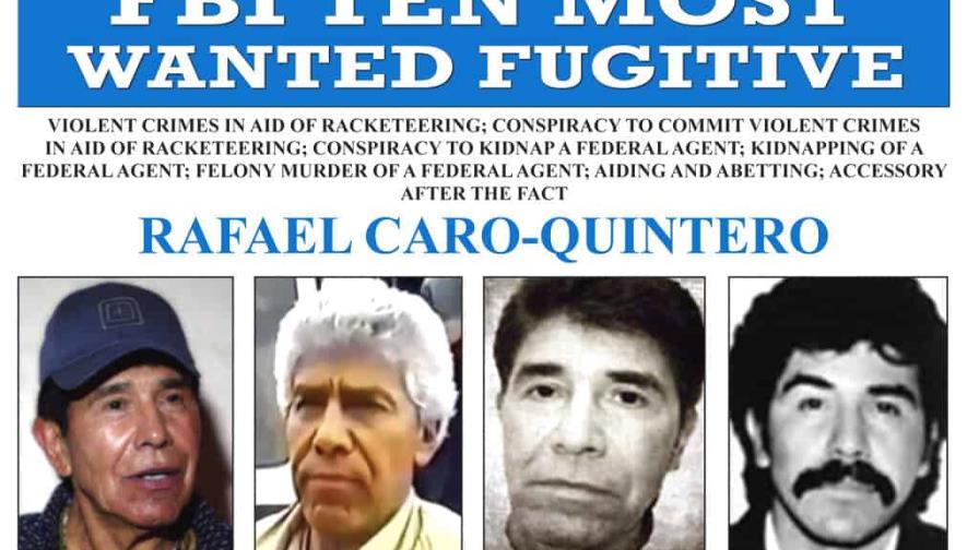 EEUU pedirá la extradición inmediata del capo mexicano Rafael Caro Quintero