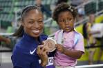 Allyson Felix, un bronce como regalo de despedida en Mundial