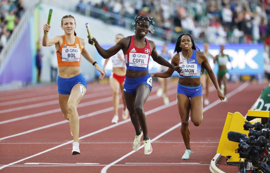 La cuarteta mixta dominicana gana el oro en el Mundial de Atletismo