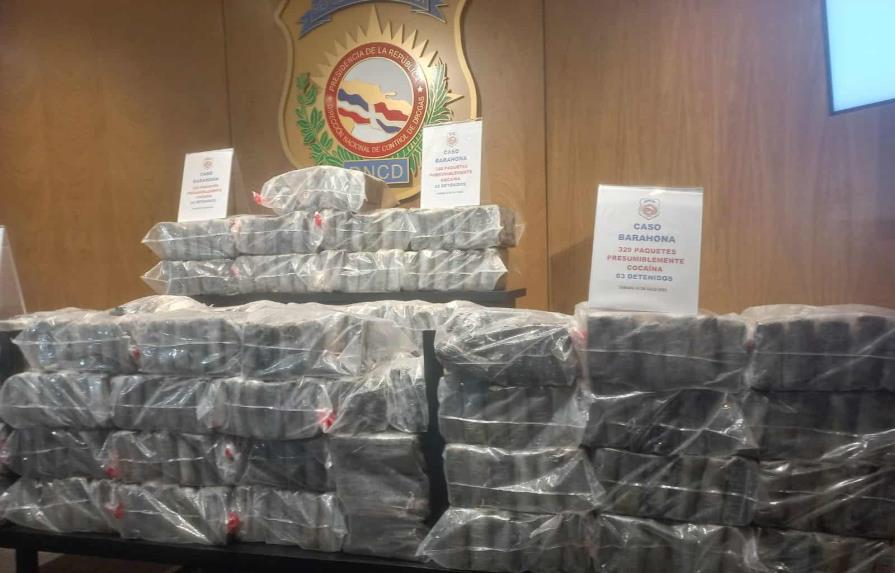 Ocupan 329 paquetes de cocaína y apresan tres personas en Barahona
