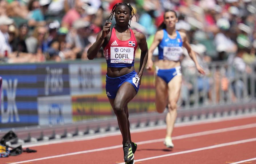 Fiordaliza Cofil gana su heat y avanza a la semifinal del Mundial de Atletismo