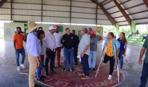 Gobierno inicia la reconstrucción del polideportivo de Loma de Cabrera