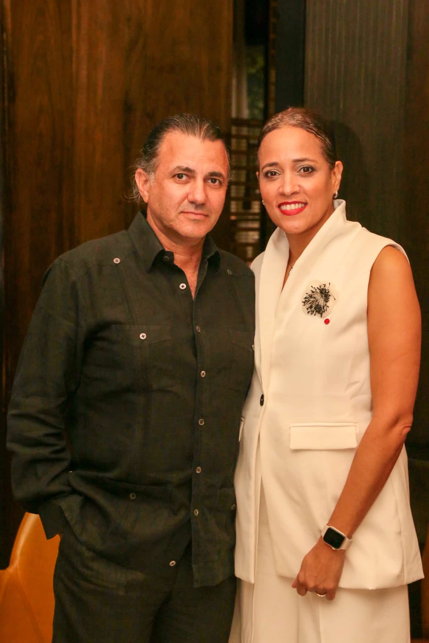 David Reuben y Margarita De Los Santos.