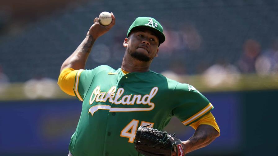 Frankie Montás regresa a la rotación de los Atléticos de Oakland
