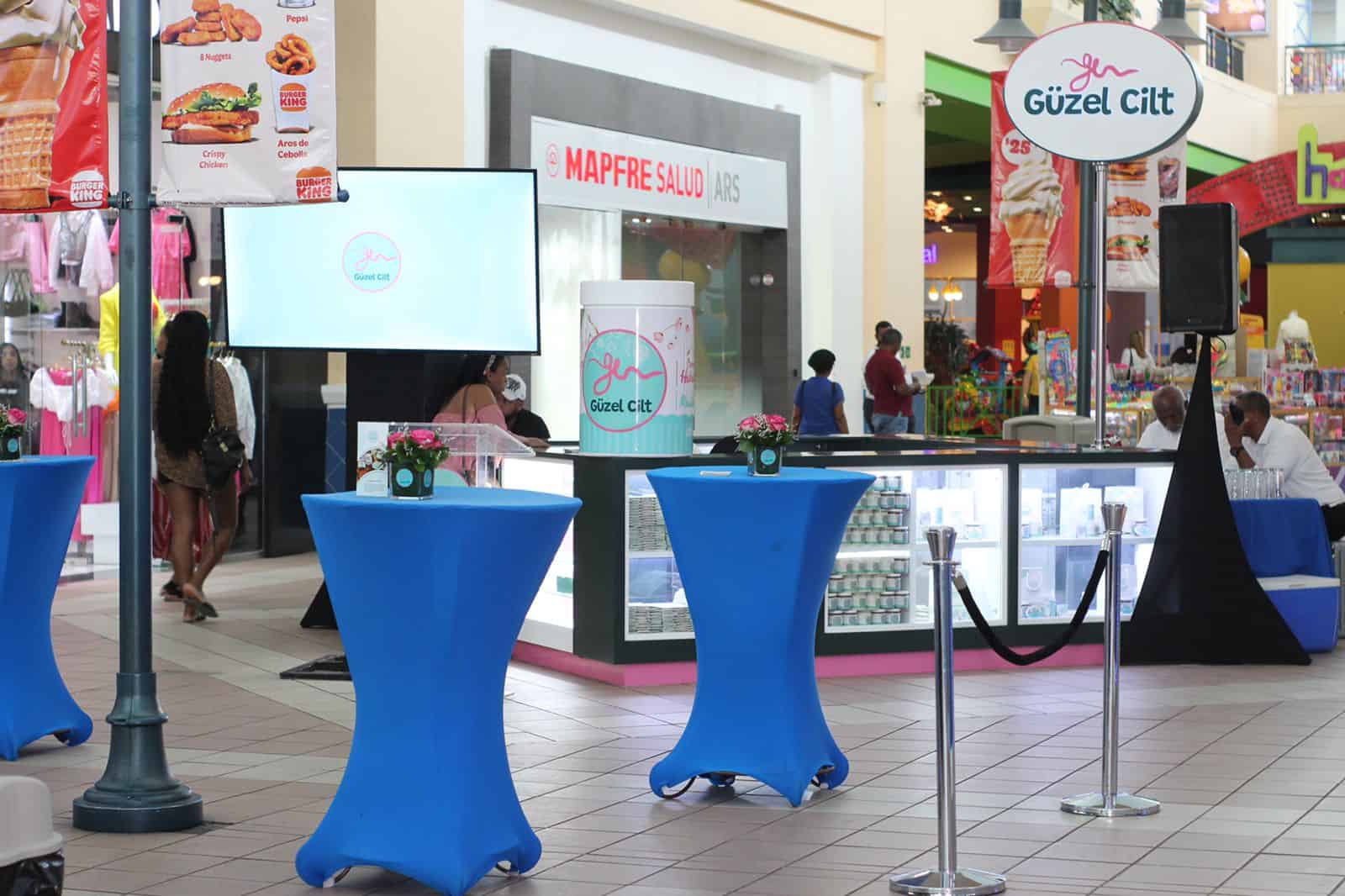 Montaje del evento de Guzel Clit.