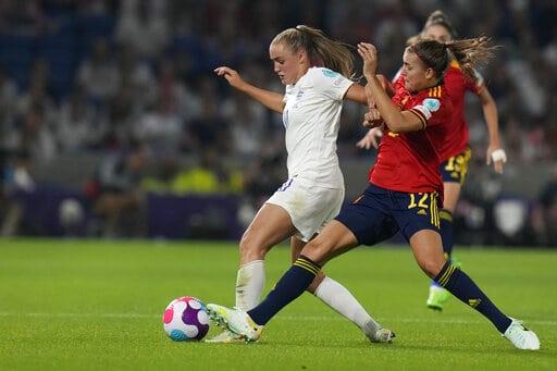 Inglaterra vence a España en la Eurocopa femenina