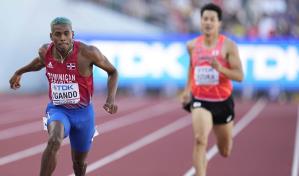 Ogando, a la final en 200 metros y rompe el r&eacute;cord nacional en Mundial de Atletismo