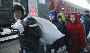 Refugiados ucranianos se ven obligados a huir a Rusia