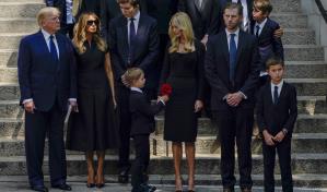 La familia Trump despide a Ivana en un funeral en Nueva York