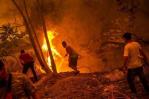 Incendio obliga a evacuar a ocho pueblos en Grecia