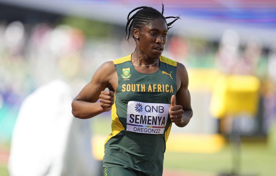 Caster Semenya llegó en la 13ra posición en 5.000 metros y está fuera de final