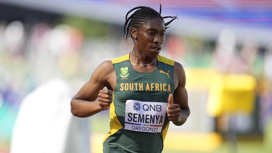 Caster Semenya llegó en la 13ra posición en 5.000 metros y está fuera de final