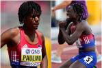 Marileidy Paulino versus Fiordaliza Cofil en la final de los 400 metros Marileidy Paulino versus Fiordaliza Cofil en la final de los 400 metros