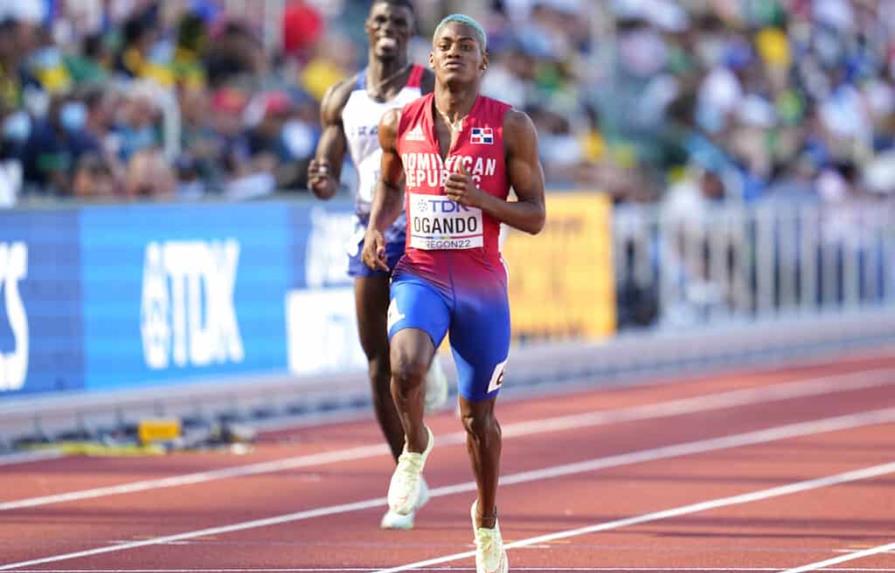 Alexander Ogando llegó quinto en la final de los 200 metros del Mundial