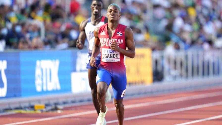 Alexander Ogando llegó quinto en la final de los 200 metros del Mundial