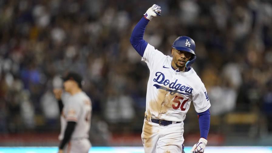 VÍDEO | Dodgers remontan a Gigantes con jonrón de Betts en octavo