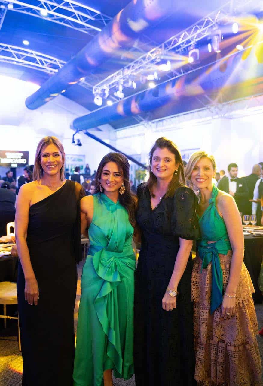 Pilar Martínez, Mirey Ward, Ana Bonetti y Marianne Eckhardt.